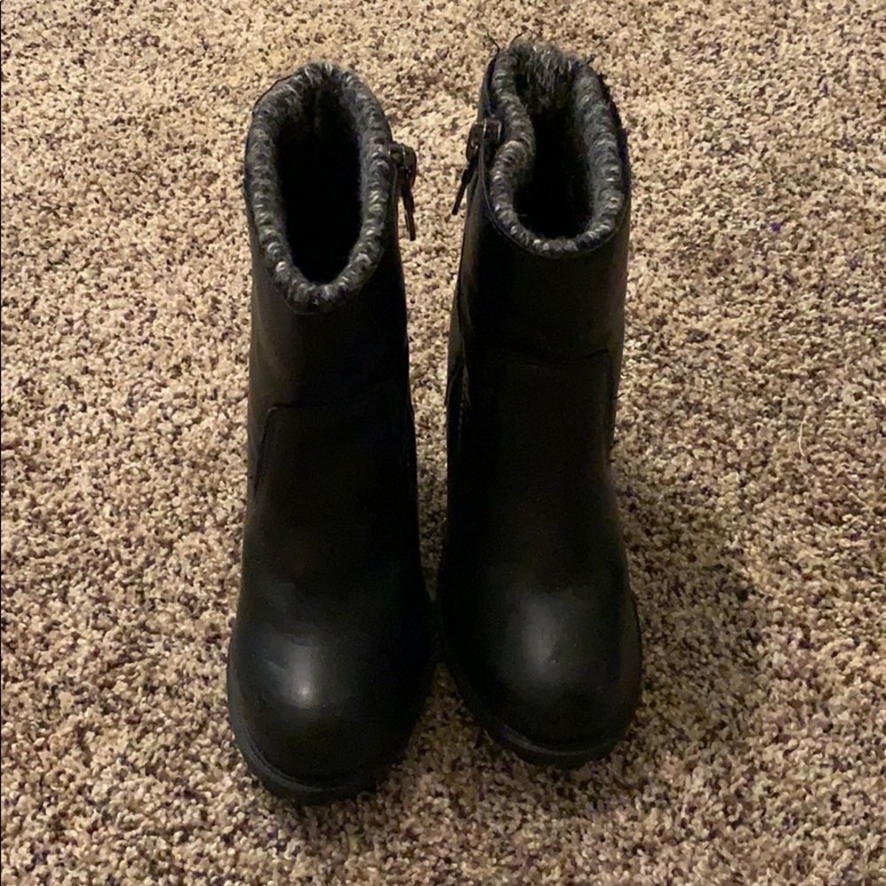 Black booties